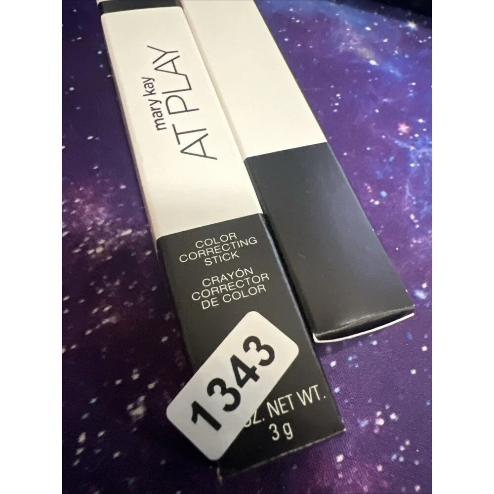 2 Mary Kay At Play Color Correcting Sticks 121197 Wipe Red 121198 ditch Dull